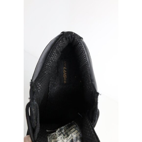Vintage 90s Lugz Boots Mens 9 Distressed Ballistic Nylon Oxford Shoes Black main image 6